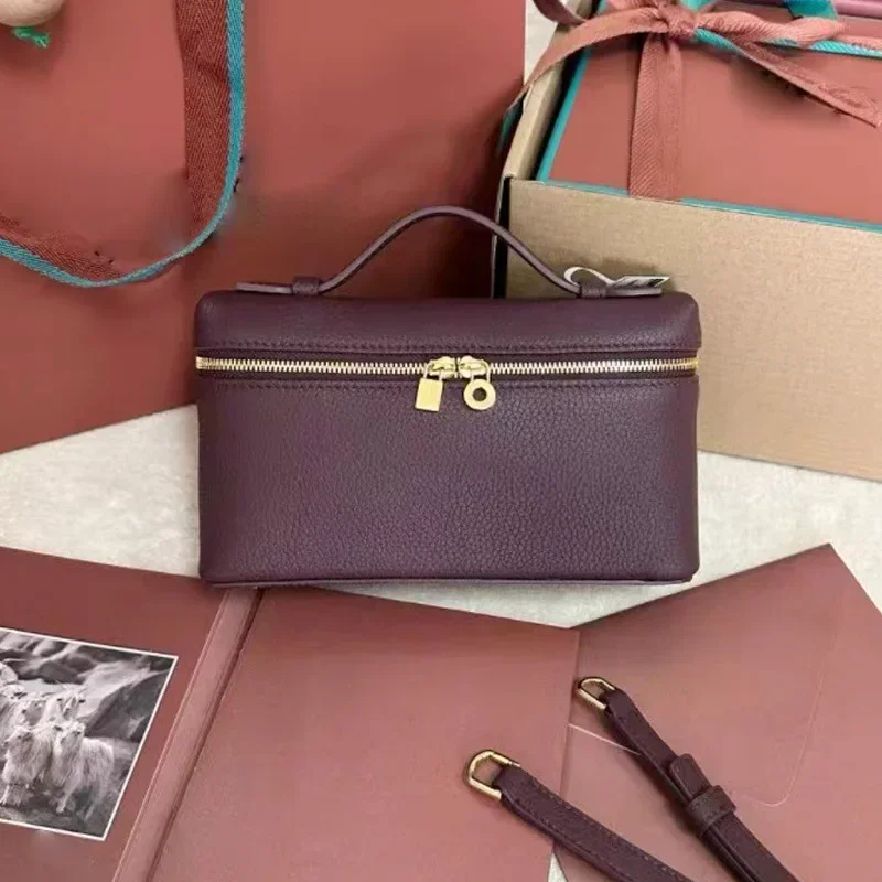 2024 модная сумка через плечо LP19 рисовая коробка наклонная на одно новая модель из