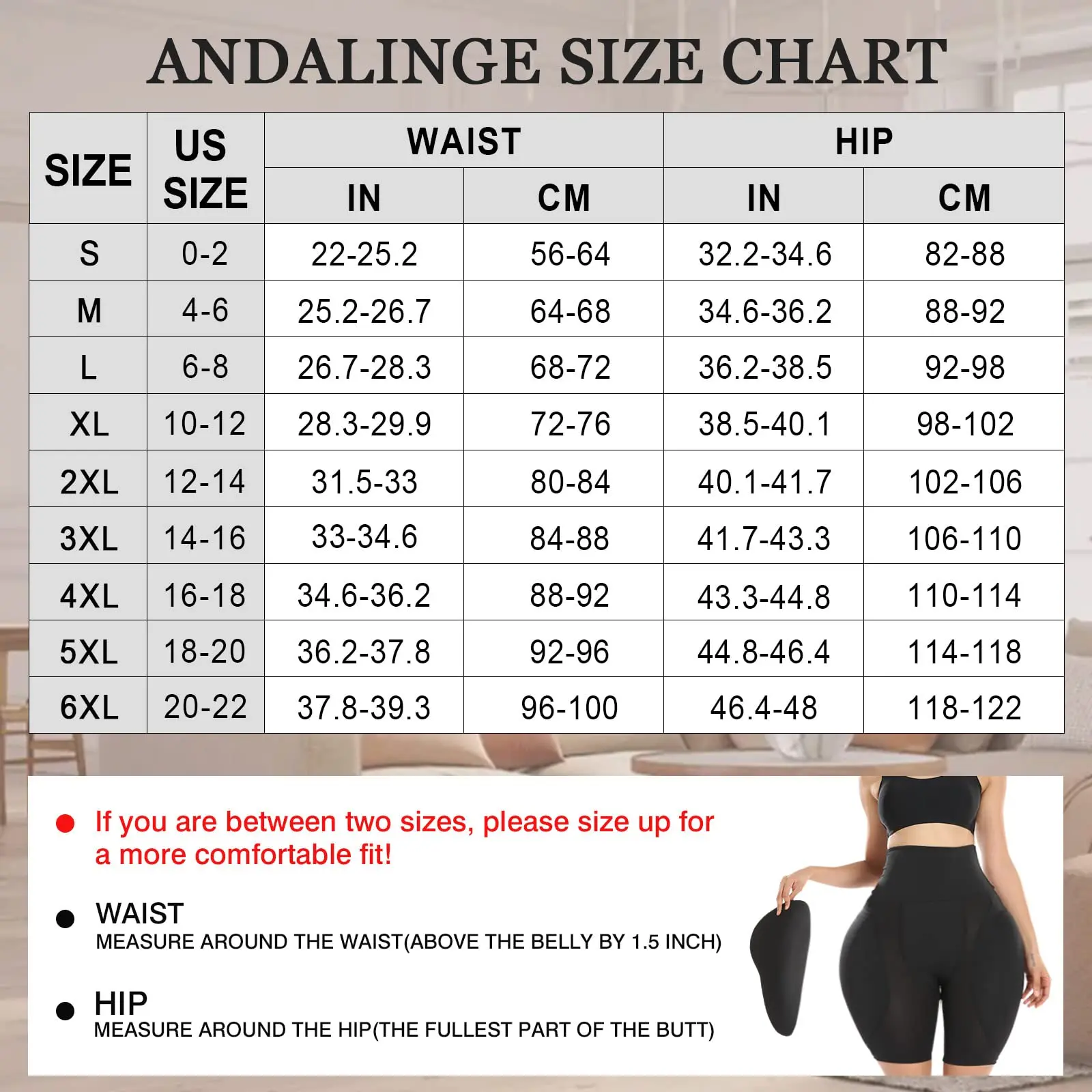 Hip Pads for Women Shapewear Butt Lifter Body Shaper with Butt Pads Hip Padded Shapewear Enhancer to Make Butt Bigger Daily Wear