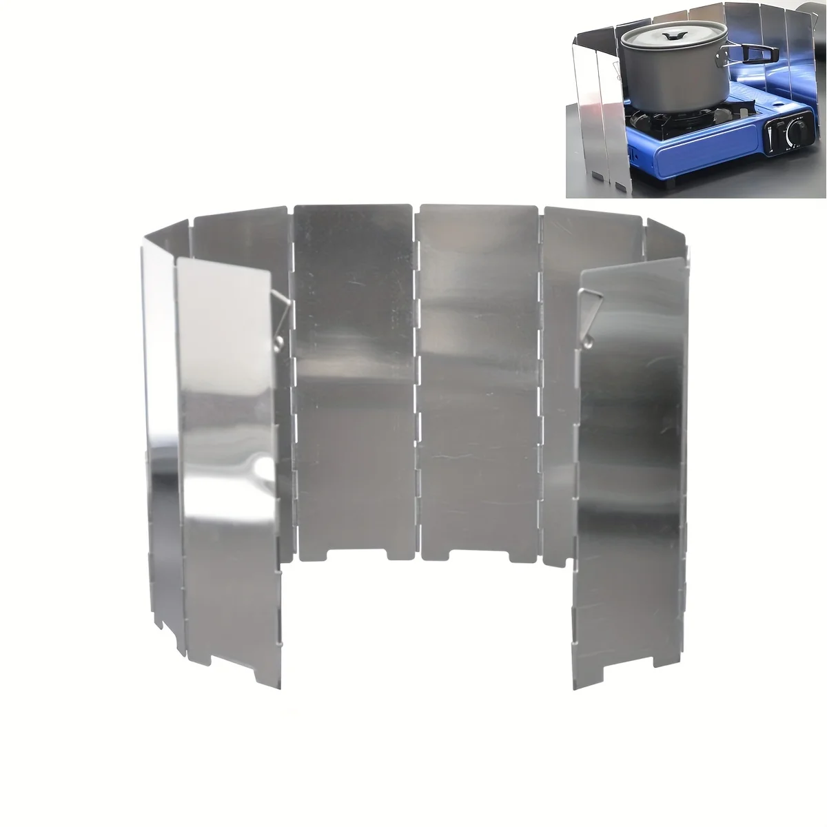 

1 упаковка боковых горелок, 10 пластин, прочный ветрозащитный экран, отражатель, складной ветрозащитный экран, горелка для кемпинга, барбекю, пикника