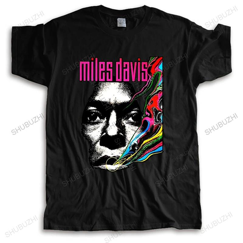 

Hot sale men summer brand tshirt cotton t shirt Miles Vintage Davis Concert Retro Funny print Top Tees Mens streetwear Teeshirt