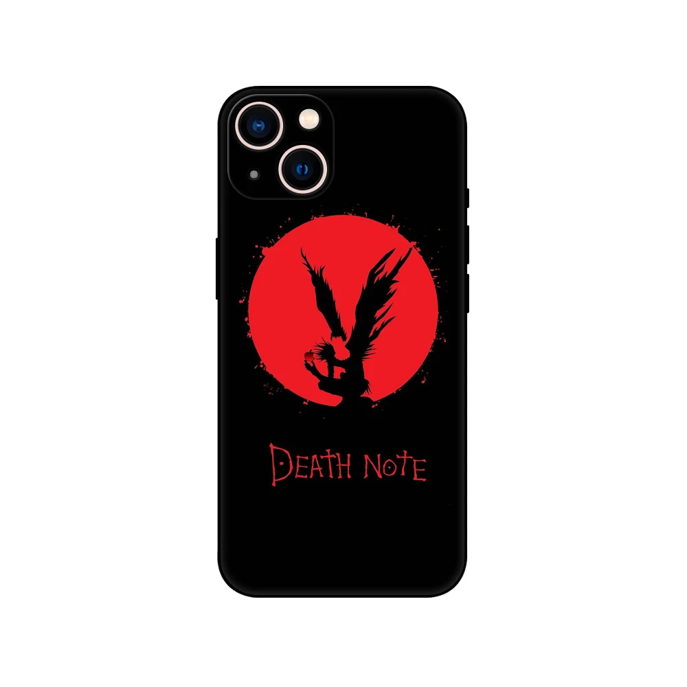 Чехол для телефона с изображением героев мультфильма Death Note черный чехол из ТПУ