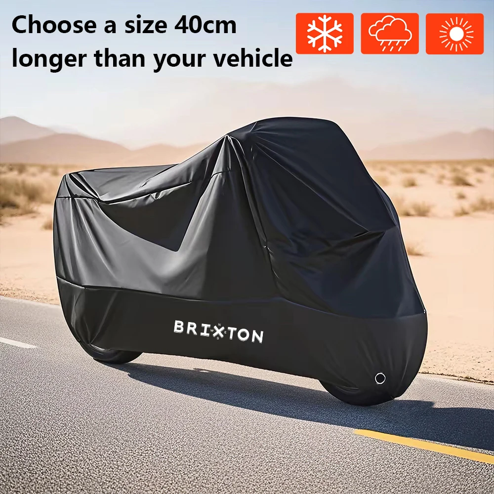 Фото Для Brixton Cromwell 125 250 1200 Crossfire 500 Storr 500 Sunray 125, водонепроницаемый чехол для мотоцикла, уличный дождевик №1