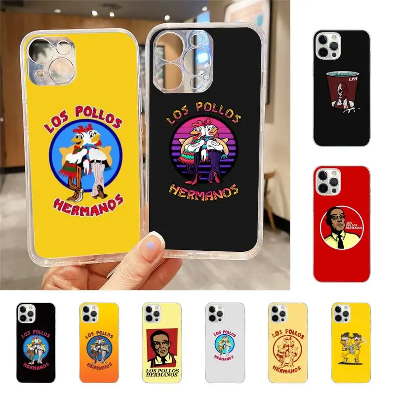 

Breaking Bad Chicken Los Pollos Hermanos Phone Case For Iphone 7 8 Plus X Xr Xs 11 12 13 Se2020 Mini Mobile Iphones 14 Pro Max