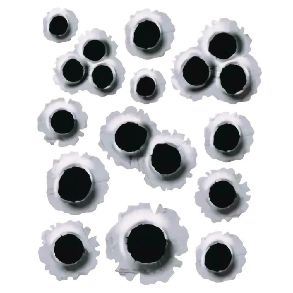 Автомобильная наклейка Стайлинг автомобиля 3D самодельная с отверстием для пули