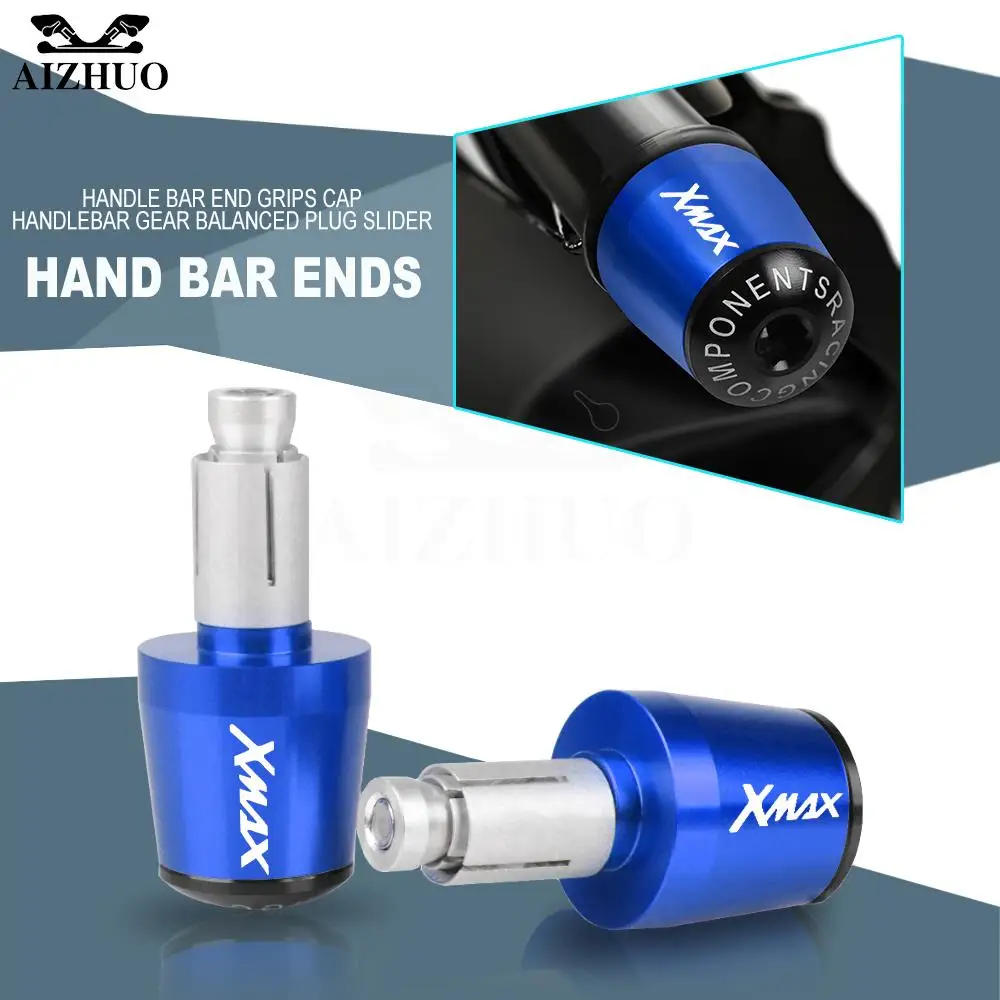 

For YAMAHA XMAX125 XMAX200 XMAX250 XMAX300 XMAX400 X-MAX Motorcycle Handle Bar Ends Weight Cap Slider Handlebar Grips Plugs Caps