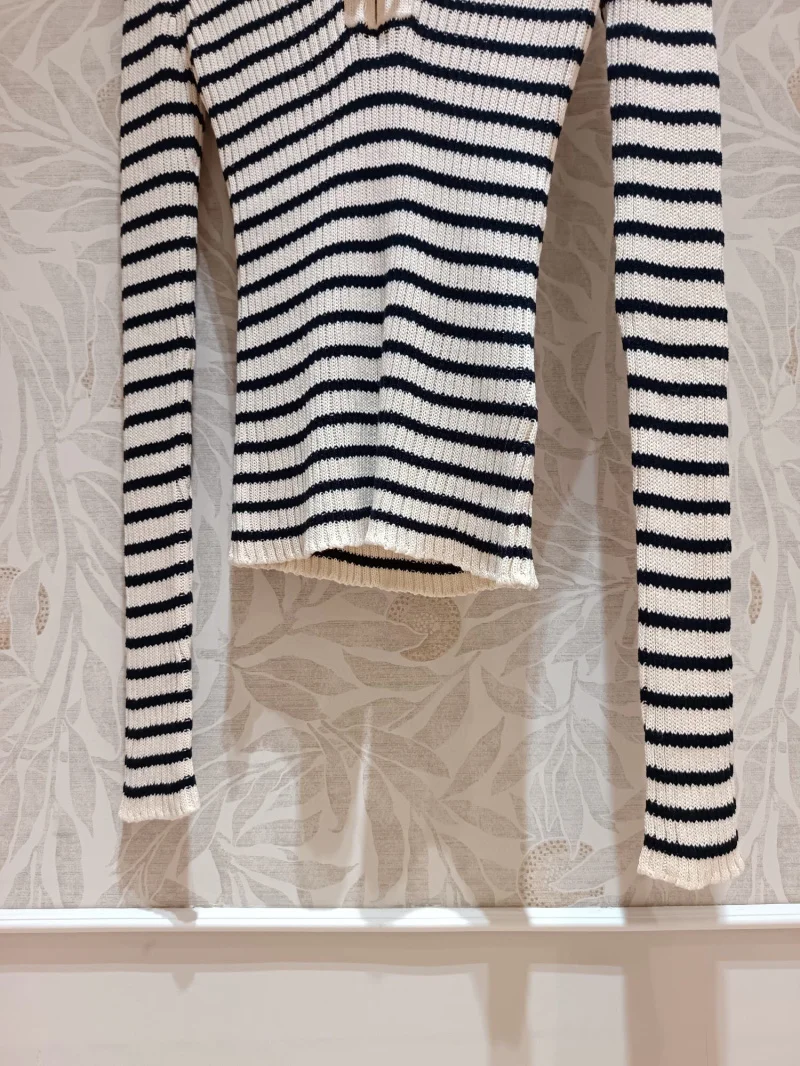 Осень 2024 новая женская толстовка с матросским воротником модная и изысканная