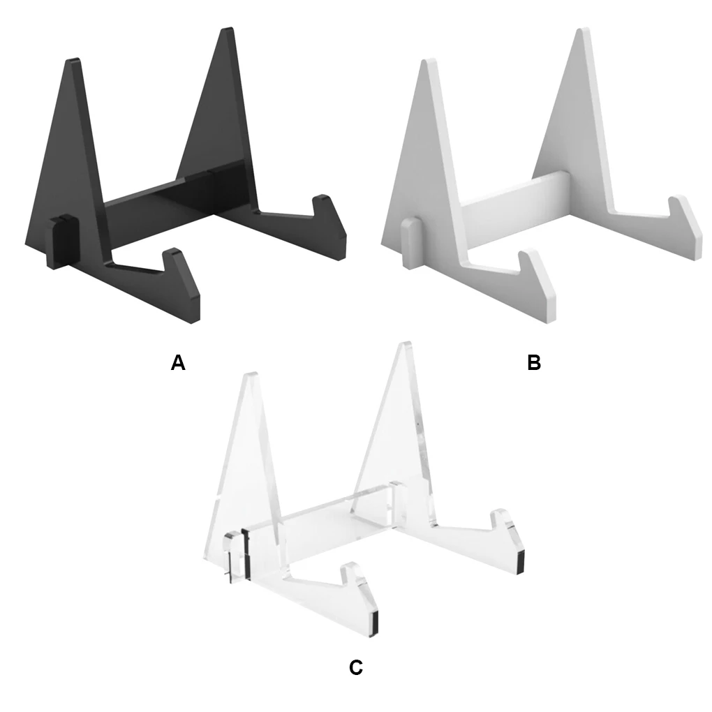 

Bookends Convenient Stability Smooth Surface Portable Durability Book Display Multifunction Bookend Stand White