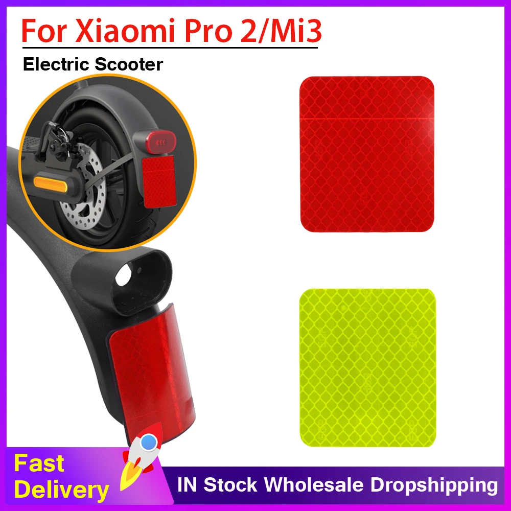 

Светоотражающий предупреждающий стикер для заднего крыла Mi3, для электроскутера Xiaomi M365 Pro 2 Pro 1s, аксессуары для защиты заднего крыла