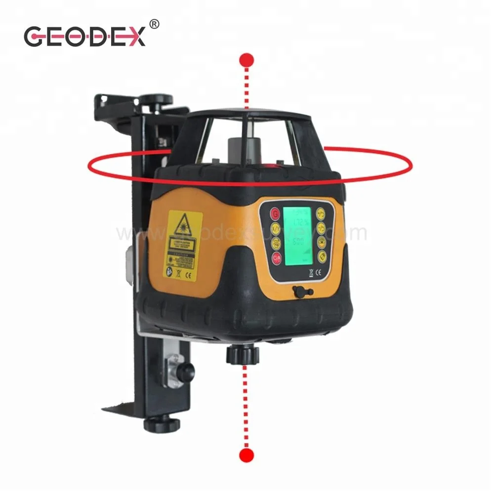 

Self-Levelling Construction Rotating Laser Level with LCD Display 400HVG Green Laser Beam Slope Setting Green/red Laser Optional