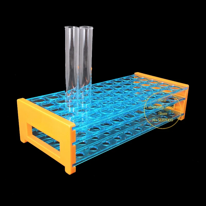 

1pcs Plastic Assembled 50holes 13mm 16mm 18mm Centrifuge Tube Rack 3-layers Test Tube Stander Collect Blood Vessels Holder