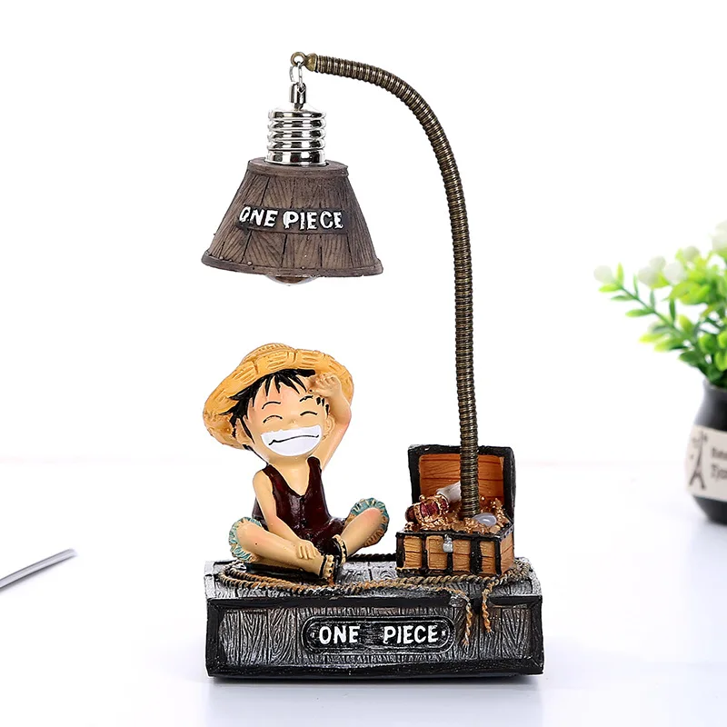 

Trinkets Luffy Tony LED Night Light lovely resin desk lamp study night light bedroom light children's birthday gift lamp