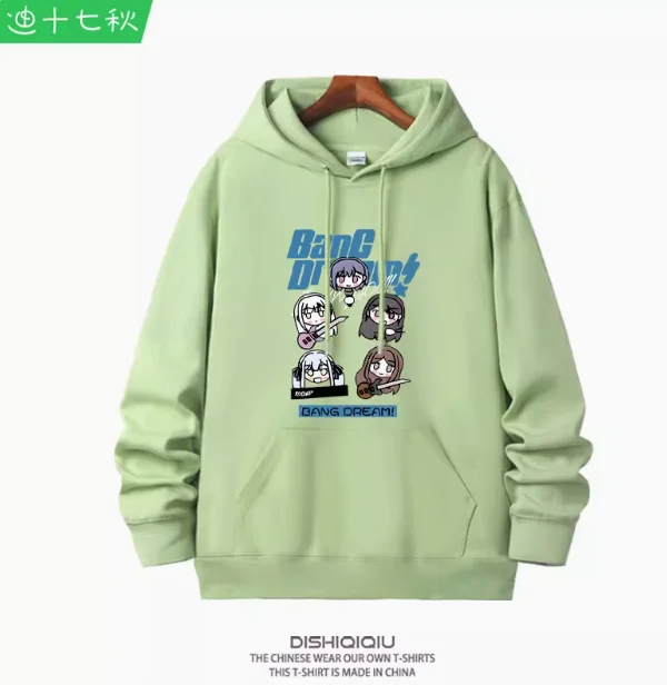 Аниме BanG Dream! Takamatsu Tomori Толстовка с капюшоном Косплей Осень Зима Мужчины Женщины