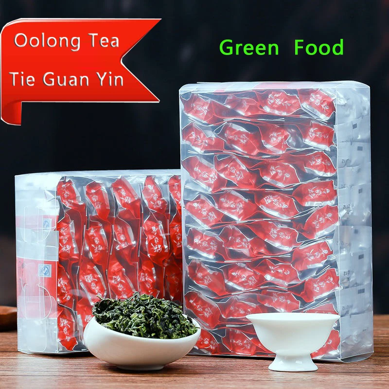 

2022 New Tea 250g China Anxi Tiekuanyin Tea Organic Oolong Tea for Weight Loss Tea Health Care Vacuum Packaging No Teapot
