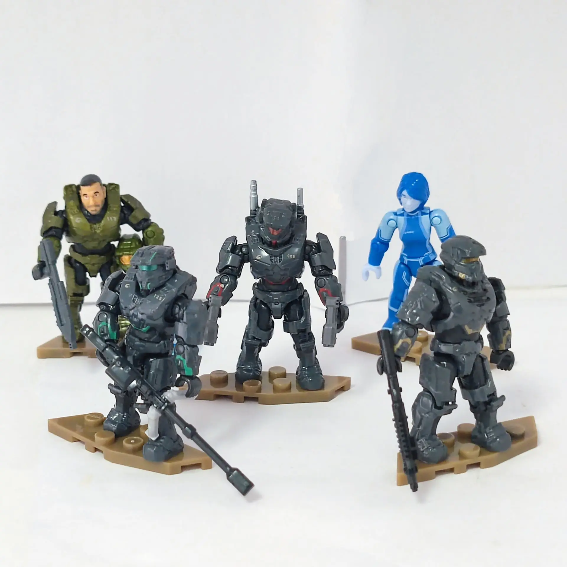 Фото Mega UNSC Spartan KAI-125 V фило-134 RIZ-028 Cotana John-177 5 шт. Свободная мини-фигурка игрушки №3