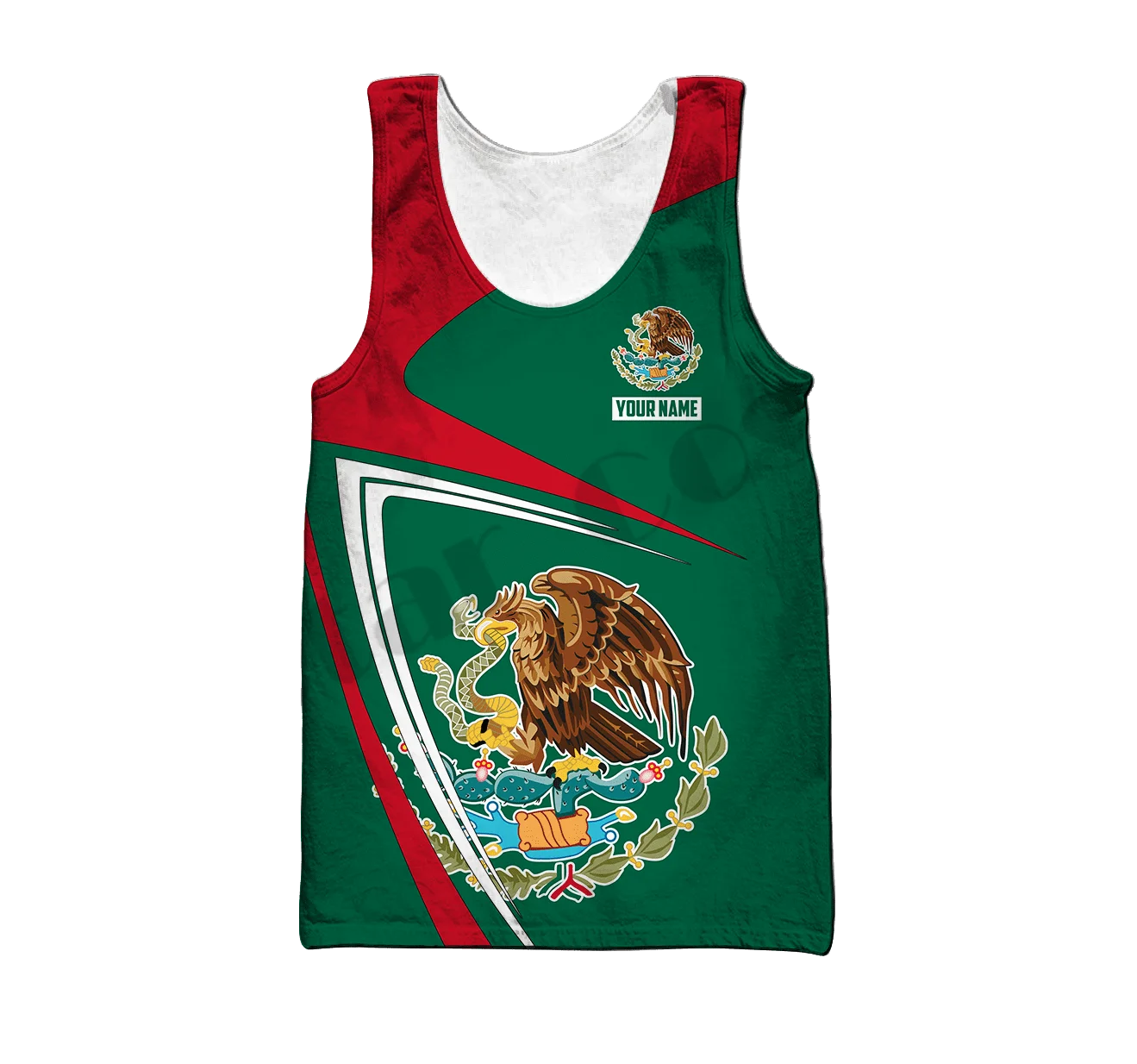 

PLstar Cosmos 3DPrint Newest Hot Mexico Personalized Summer Harajuku Unique Harajuku Streetwear Sleeve Vest Tank Top Unisex 2