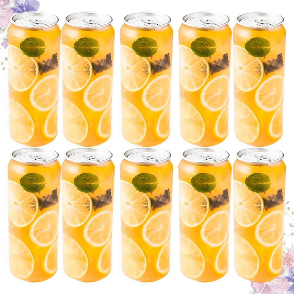 

10PCS Empty Cans Jug Bottles Empty Bottles Empty Drinking Bottles Bottle