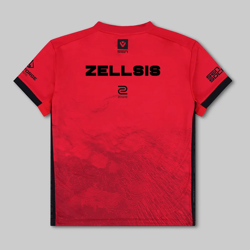 Игровая форма для киберспорта Valorant Sentinels тренировочная футболка с короткими