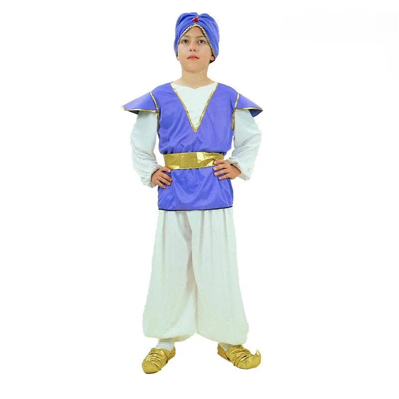 Новый детский комплект маскарадный Детский Мужской Ролевой костюм принца