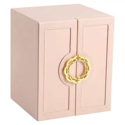 Makeup Storage Box Flat Open Jewelry Box Large Capacity Multi-layer Korean Jewelry Box Earrings Necklace Jewelry Storage Box