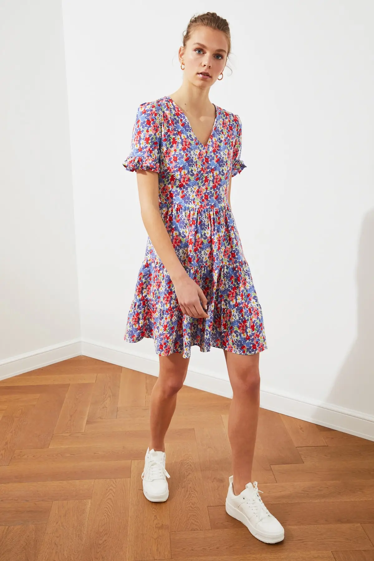 Платье с цветочным узором TWOSS20EL2431 | Женская одежда