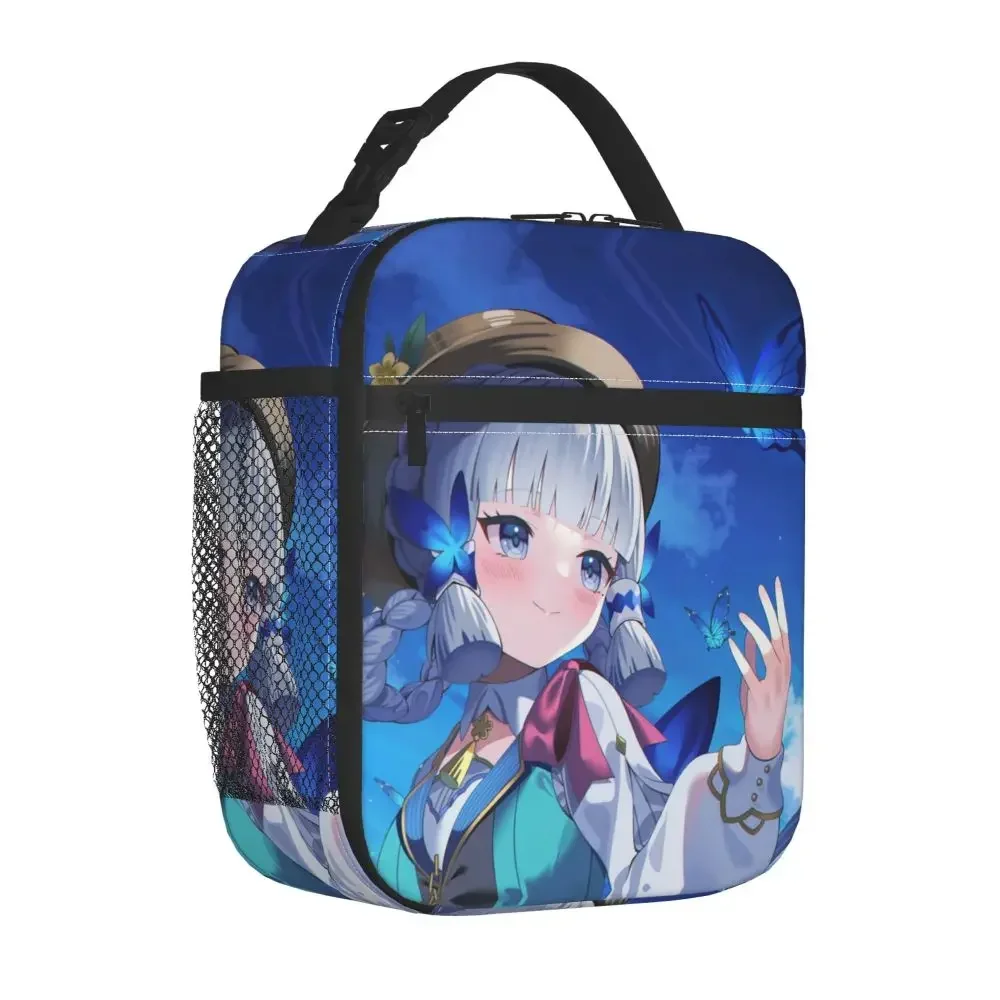 Izolowana termicznie torba na drugie śniadanie Kamisato Ayaka do szkoły Genshin Impact Przenośne pudełko żywność