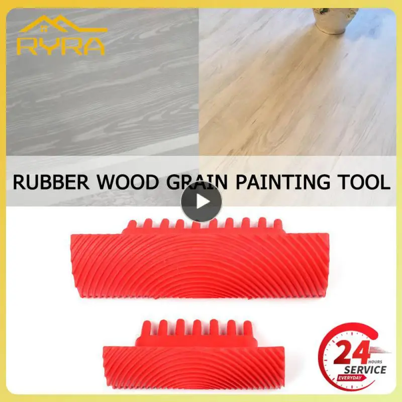 

Imitation Wood Grain Paint Roller Brush Wall Painting Tool Sets Wall Texture Art Painting Tool Set Home Decoration