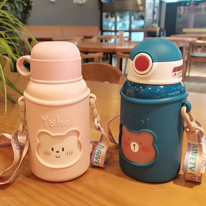 

316 Stailess Steel Cup Thermos Stainless Steel Cup Men And Women With Straw Water Cup Outdoor Warer Bottle for Travel Outdoor