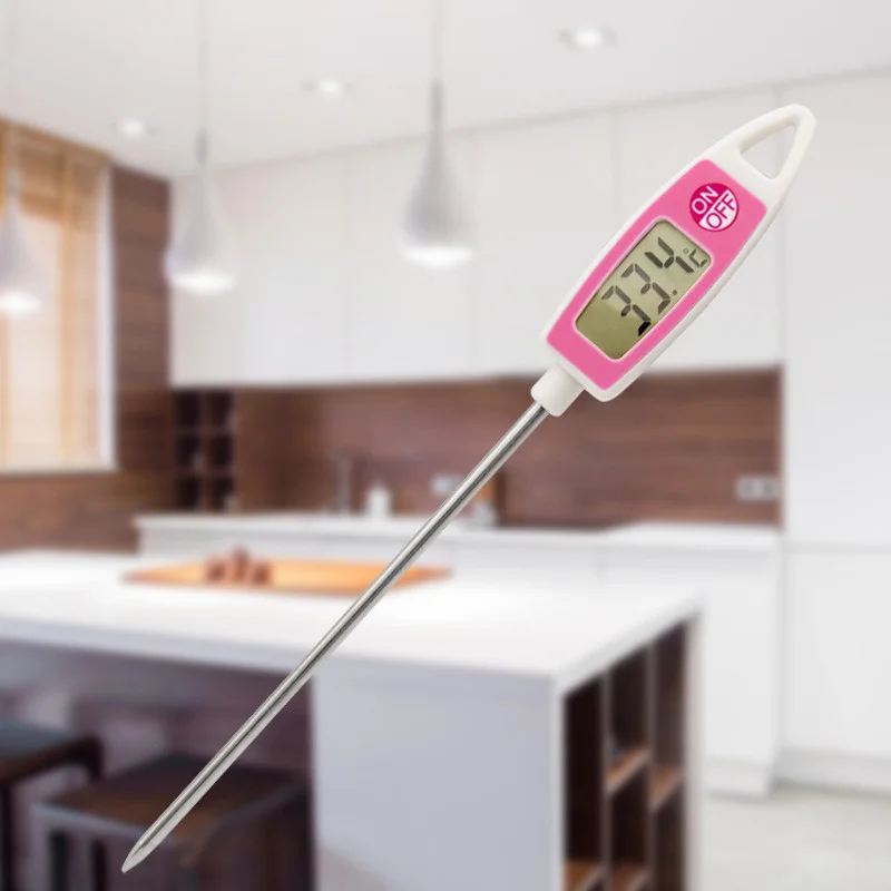 

Новинка, быстрое измерение температуры, кухонный электронный пищевой термометр для выпечки