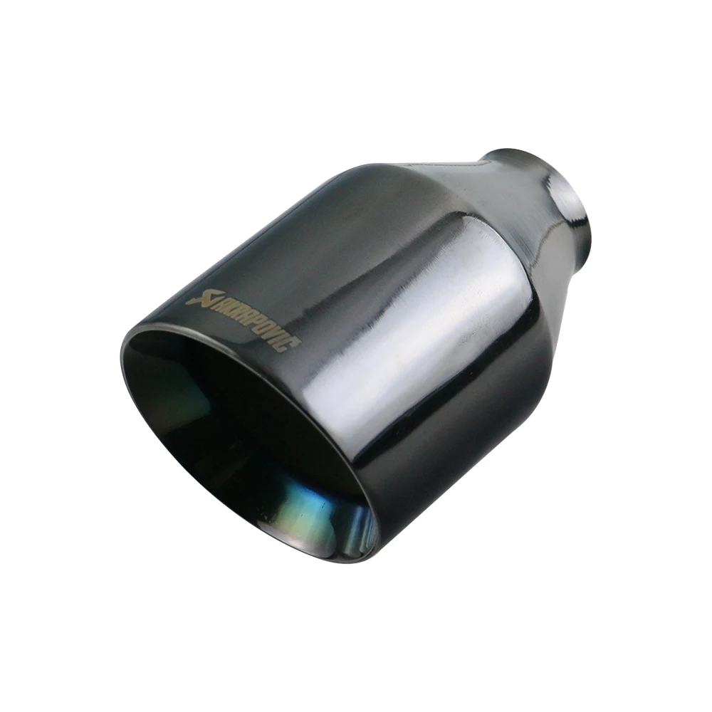 Автомобильный выхлопной наконечник интерфейса 51 мм Наклонный Овальный выход 102