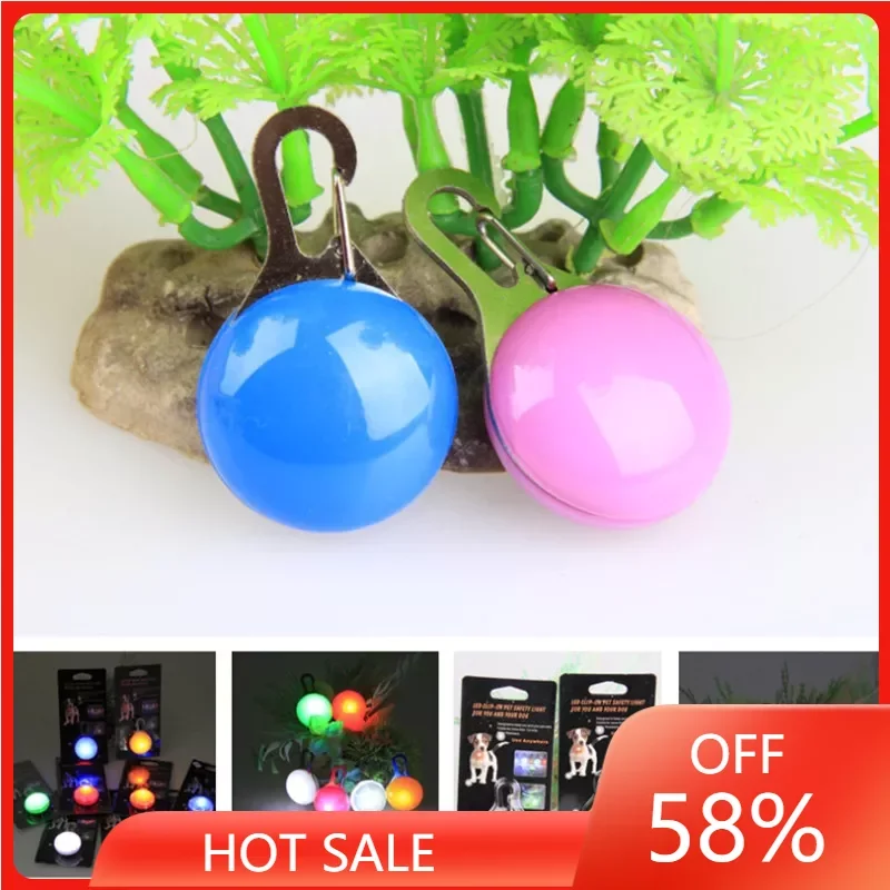 

LED Pet Dog Collar Pendant Night Safety Pendant Pet Luminous Night Light Collar Pedant Pet Dogs Supplies Dog Collar Pendant