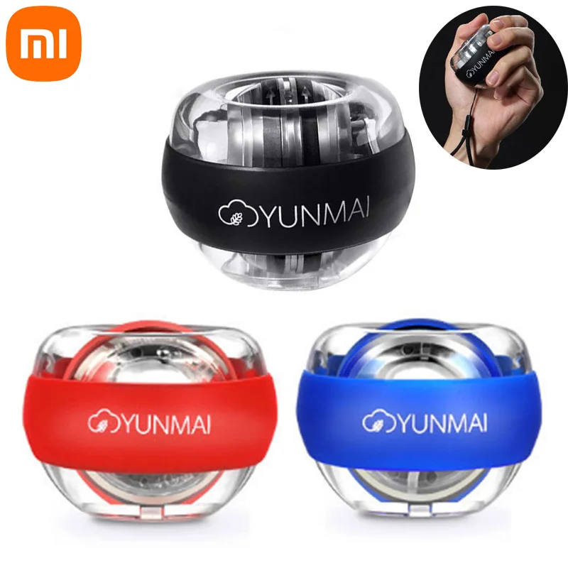 

Xiaomi Быстрая доставка yunmai тренажер для запястья светодиодный гироскоп необходимый Спиннер Гироскопический тренажер для предплечья Гироско...