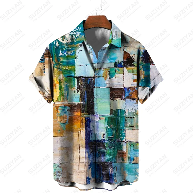 

Stripped Large Size Mens Shirts Gothic Clothes Men Products Top Quality Fashion Stripe Kit Korean Fashion Men Summer For Men