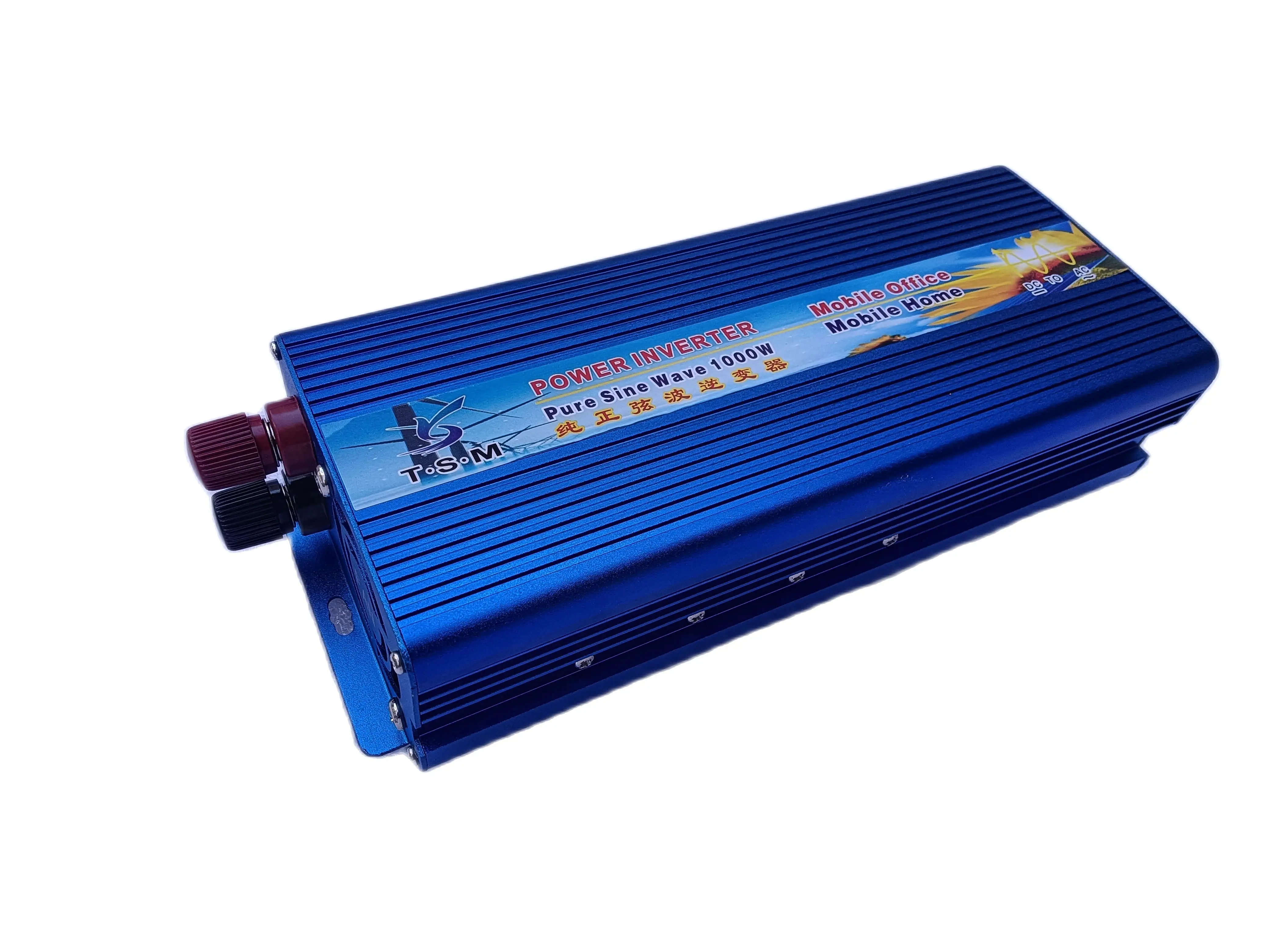 

Pure Sine Wave Inverter 1000W DC12V/24V/48V To AC110V/220V Voltage Transformer Digital Display