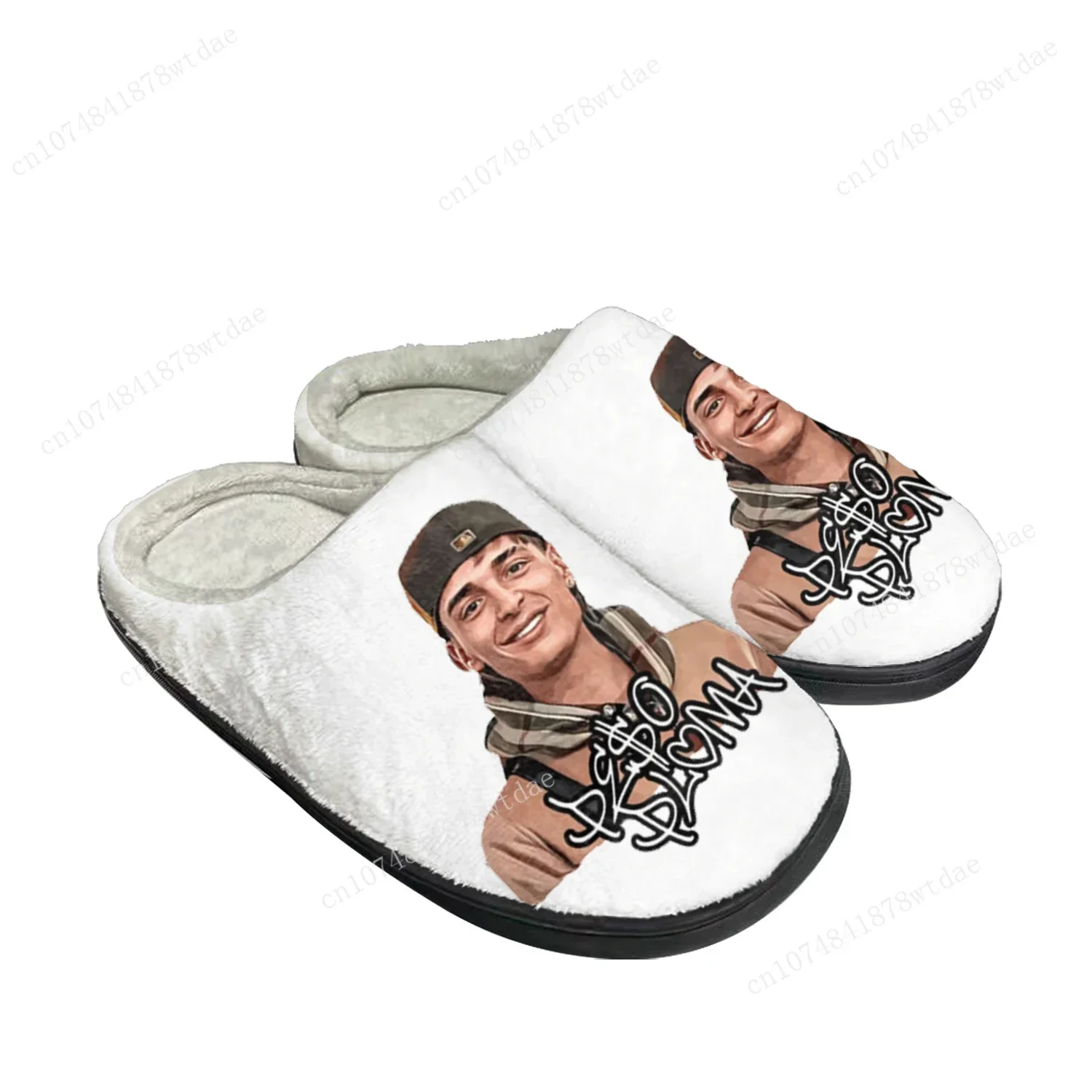 Домашние хлопковые тапочки Peso Pluma Singer мужские и женские плюшевые Ella Baila Sola