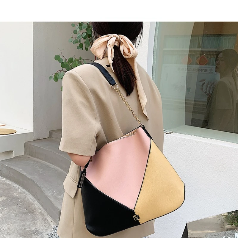 

New Style Ladies Shoulder Bag High Quality Soft PU Women Handbag Large Capacity Travel Bag on Sale