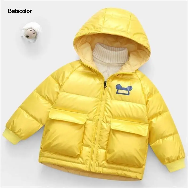 

Новинка 2022 года, Детский пуховик детское короткое пальто для мальчиков и девочек, хлопковое пальто с ярким эффектом, светильник для детей во...