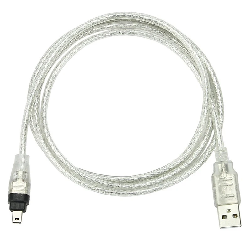 USB Male To Firewire IEEE 1394 4 Pin Male ILink Adapter Cord Firewire 1394 Cable