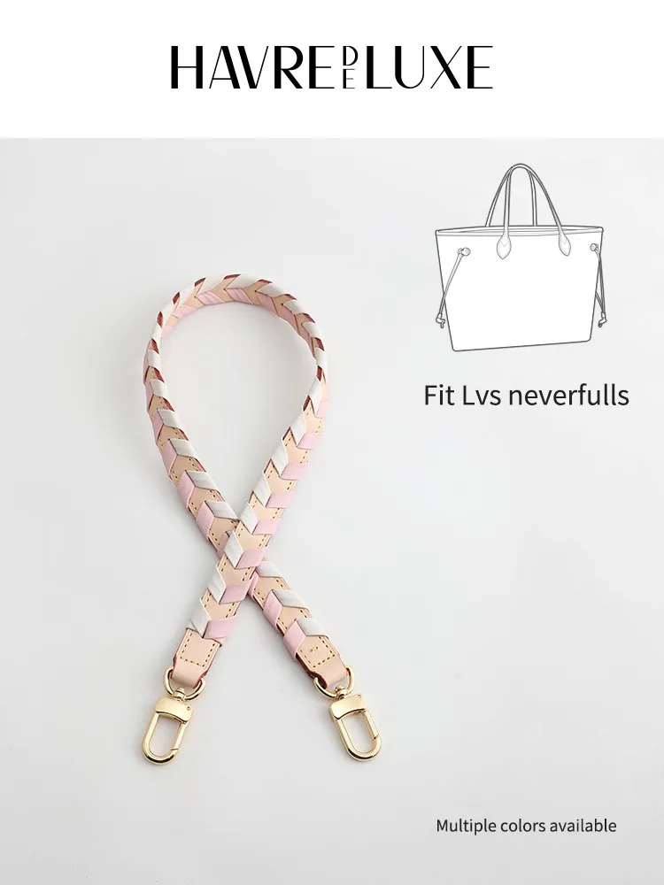 Underarm shoulder strap transformation checkerboard woven bucket bag cowhide bag with multicolor replacement handbag belt