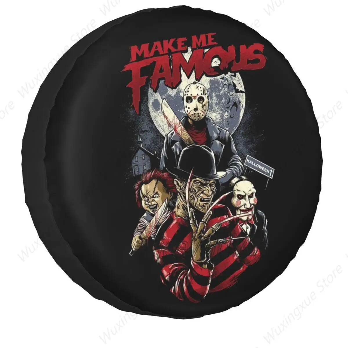 Хэллоуин фильм ужасов персонаж запасного колеса сумка для Jeep Honda