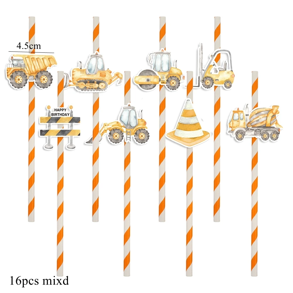 Акварельные строительные топперы для торта