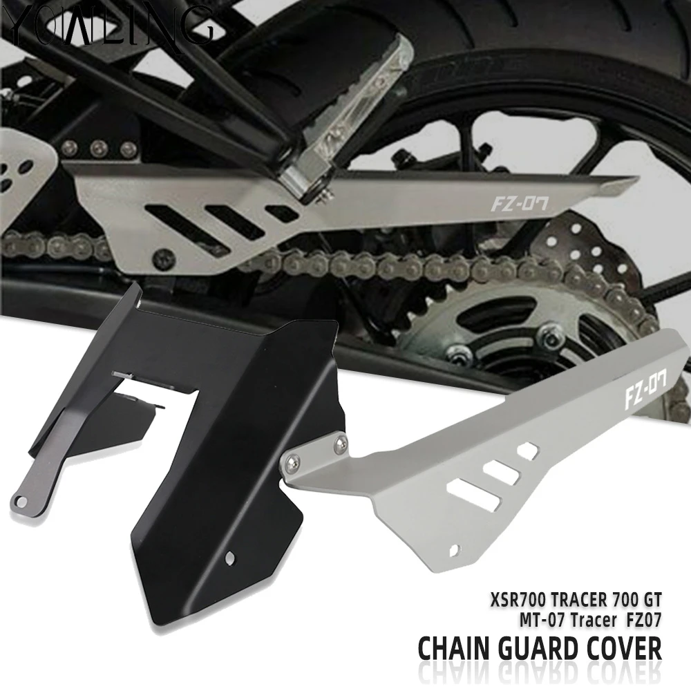 Защитная крышка цепи двигателя MT 07 FZ XSR 700 для Yamaha MT07 Tracer FZ07 XSR700 XTribute TRACER 7 GT 2021 2020 2019