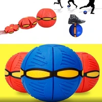 outdoor garden basketball game led flying ufo flat throw disc ball with led light toy kid childrens sports throw ufo disc balls