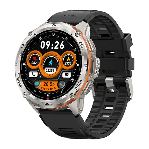 Смарт-часы KOSPET TANK T3 для мужчин и женщин, Смарт-часы с GPS, батарея 2024 мАч, цифровые фитнес-часы с AMOLED дисплеем, Bluetooth, 470