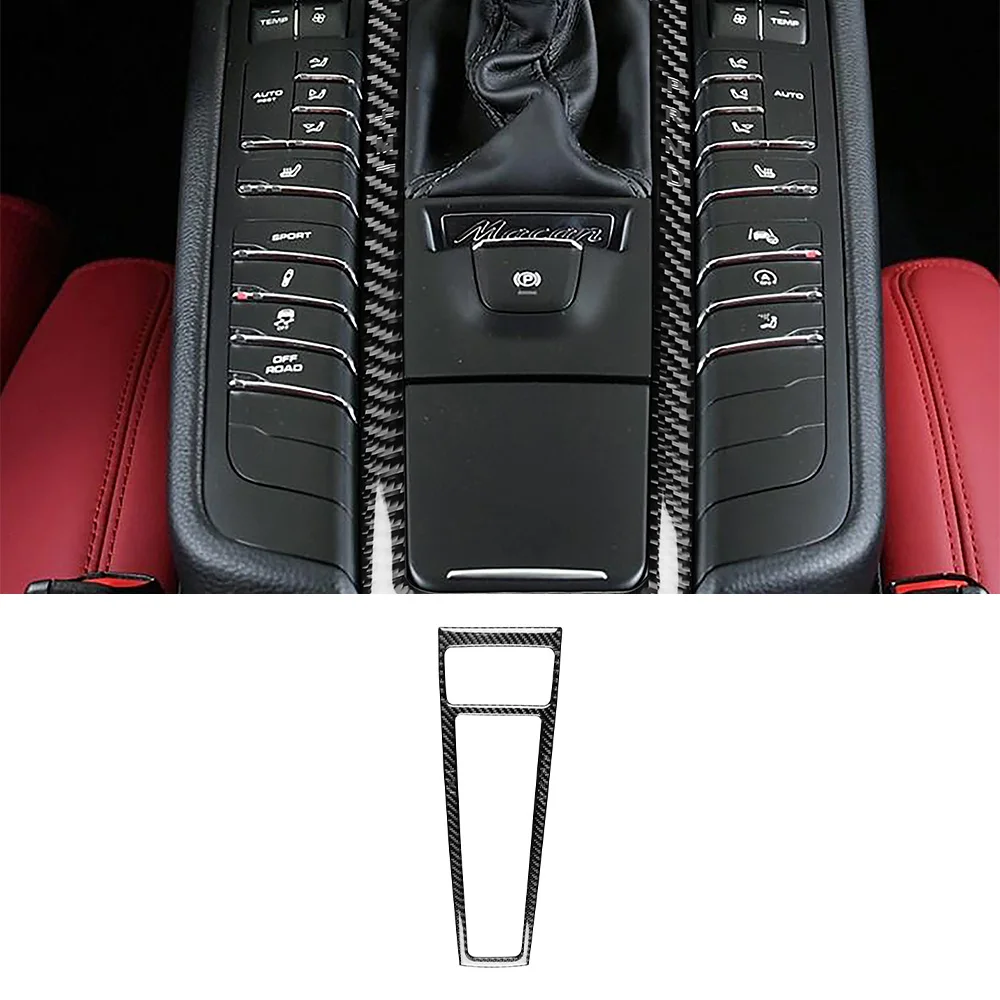 

for Porsche MACAN 2014 2015 2016 2017 2018 2019 2020 2021 Gear Panel Decoration Trim Cover Decal Sticker Car Accessories