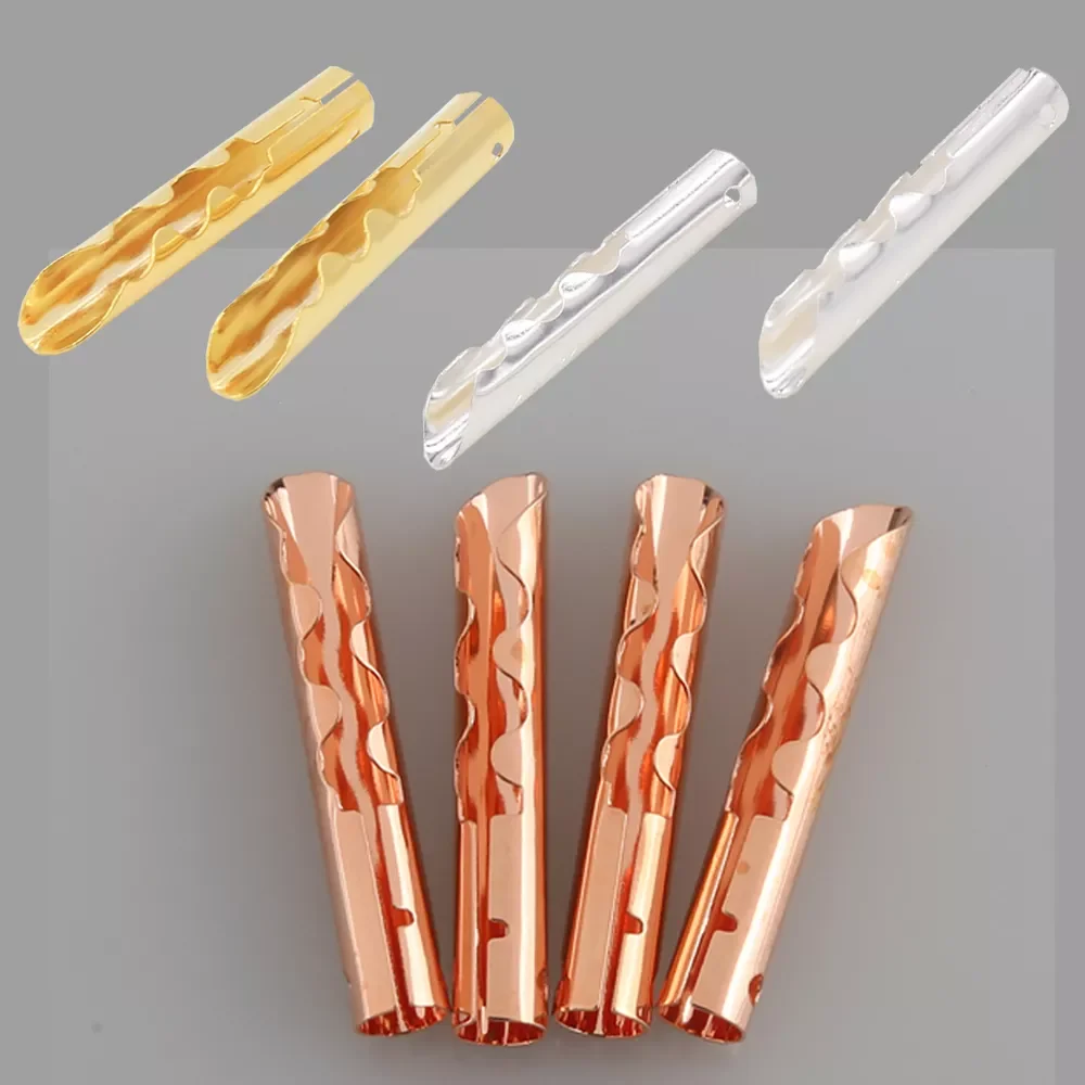 

NEW2023 High Quality 12pcs VB432G Gold Sliver Copper Audio BFA Z-Type 4mm Banana Plug Speaker Cable Connector