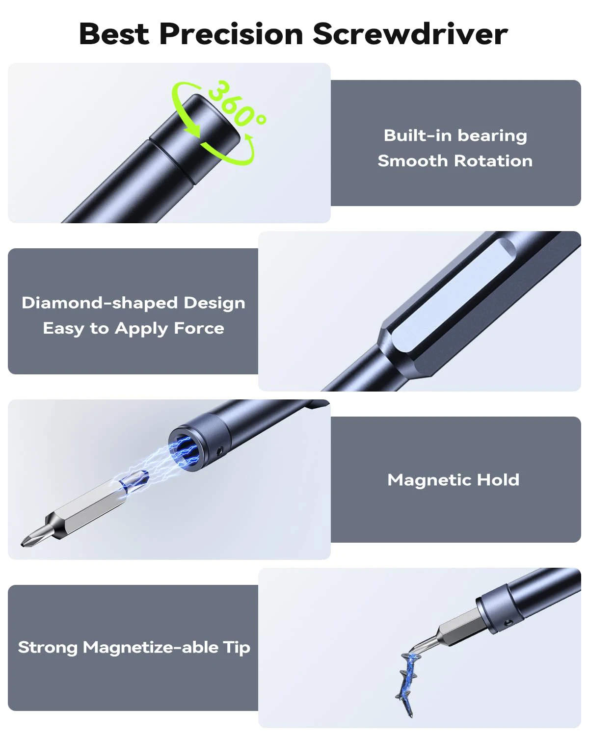 Набор прецизионных отверток 49 в 1 профессиональный ручной мини-набор