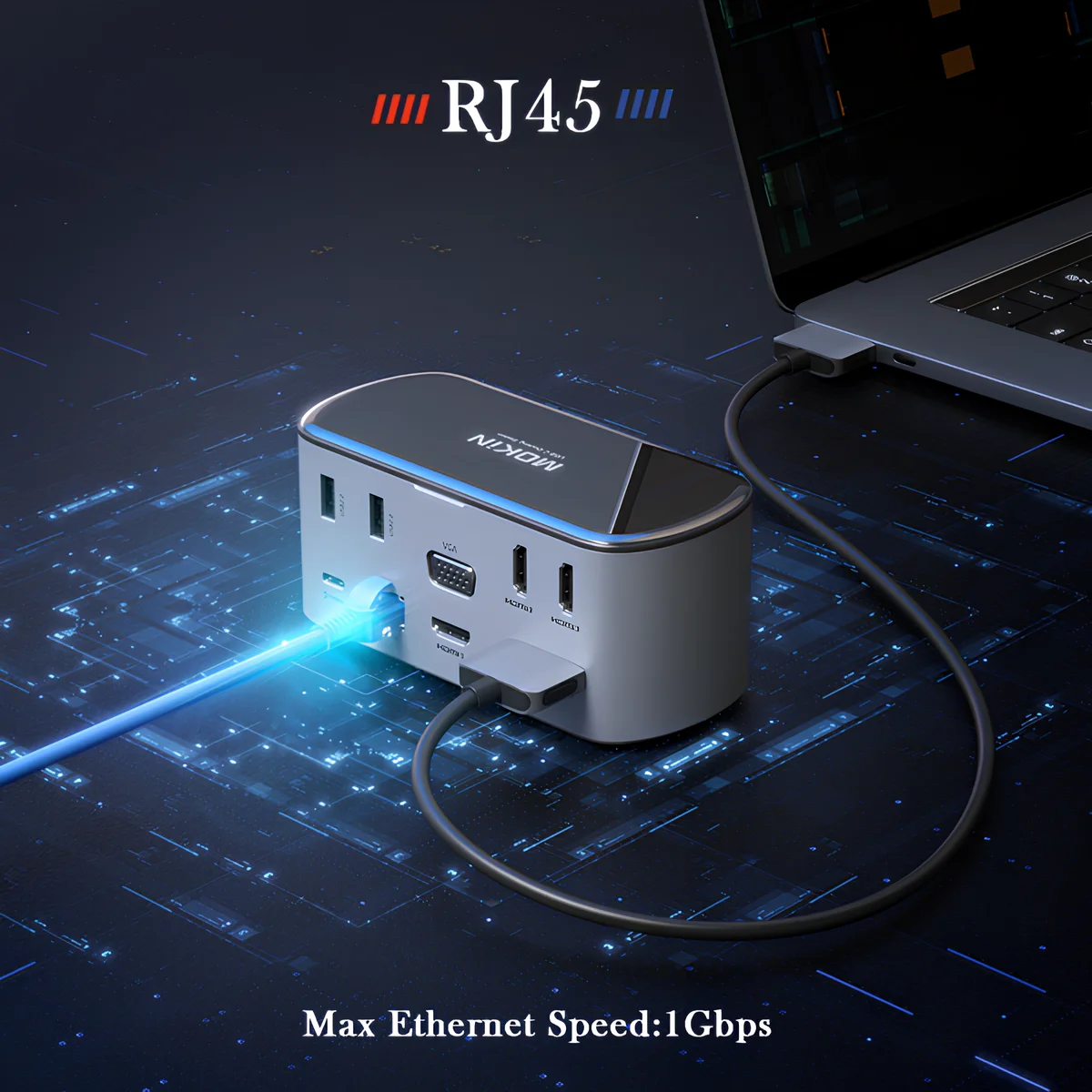 Рисунок 3 - Док-станция MOKiN 16 дюймов 1/2 для MacBook Air/Pro