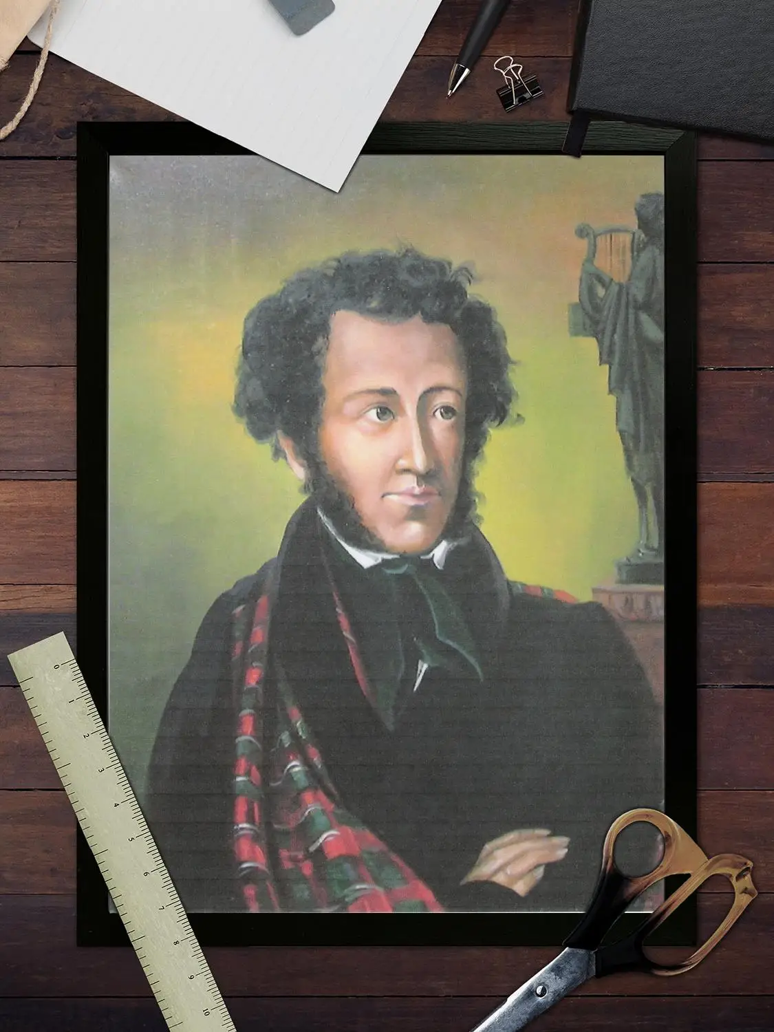 Художественный постер Александра Пушкина на холсте