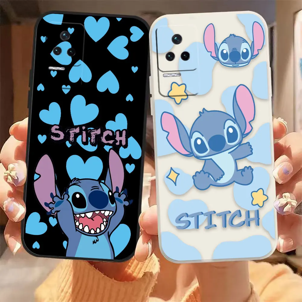

Cartoon Lilo & Stitch Phone Case For Redmi K60E K60 K50 K40S K40 K30 K20 12C 10C 9A 9 8A 8 10X 10A 10 Pro 4G 5G Gaming Case Capa