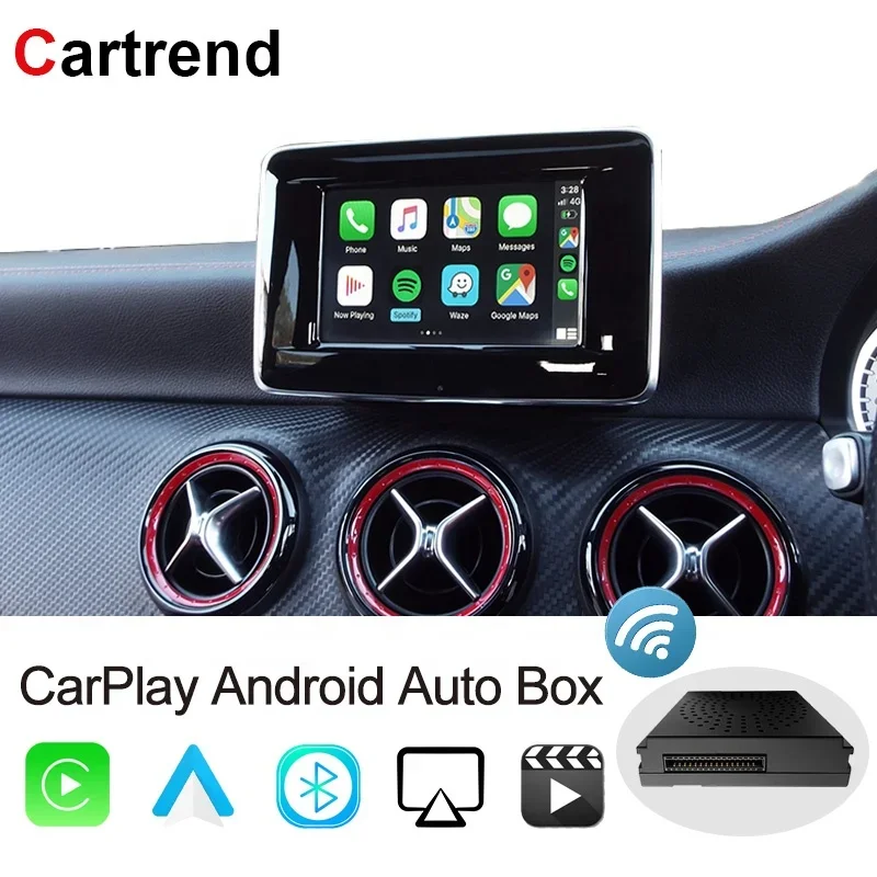 Модуль адаптера для Mercede NTG4.5 Becker CarPlay Class A B C E CLA GLA GLK ML SLK W166 W176 W204 W212 W207 C117 Link Box